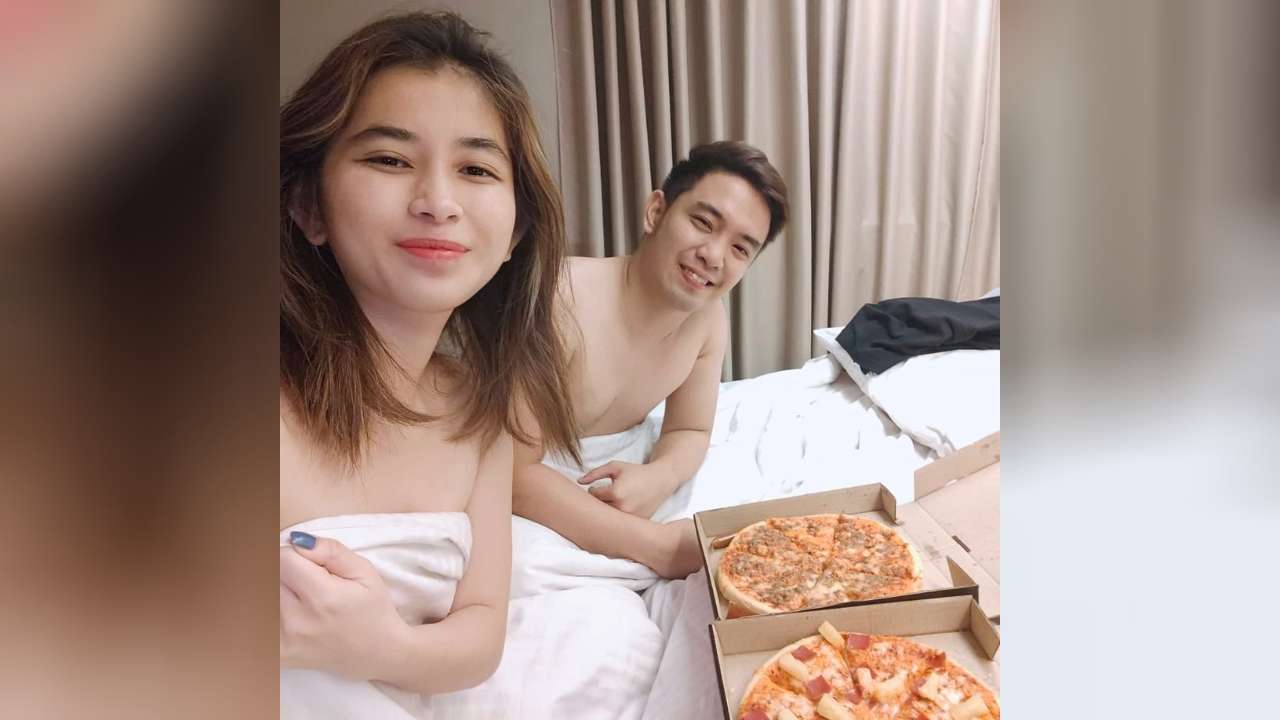 Nacreampie Muna Bago Nilibre ng Pizza Pie